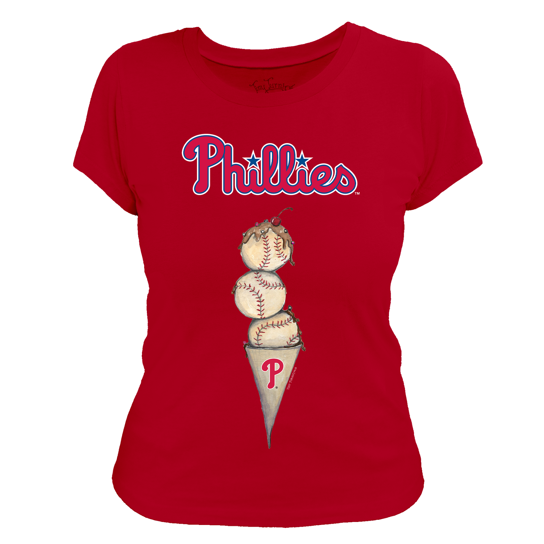 Philadelphia Phillies Triple Scoop Women's Tee Shirt