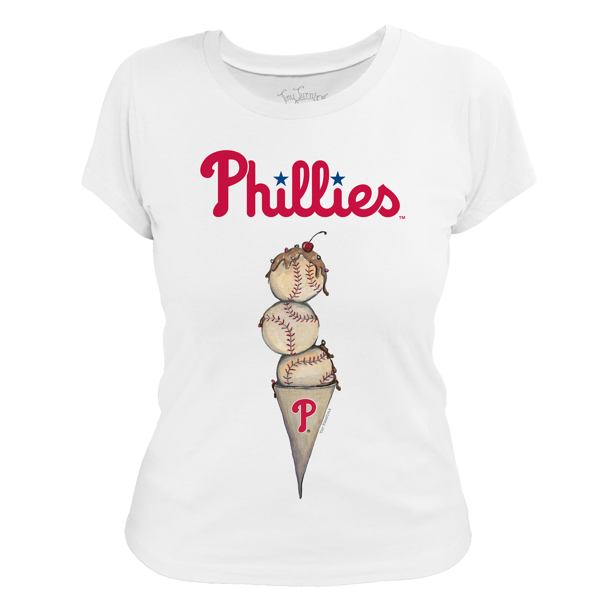 Philadelphia Phillies Triple Scoop Women's Tee Shirt
