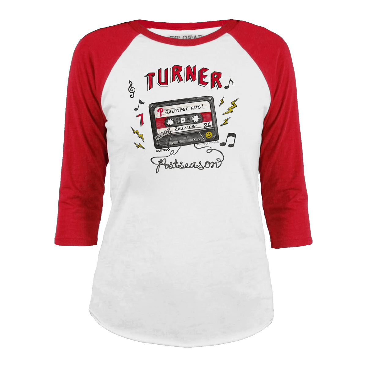 VIP Philadelphia Phillies Postseason '26 Unisex 3/4 Sleeve Raglan - Tiny Turnip