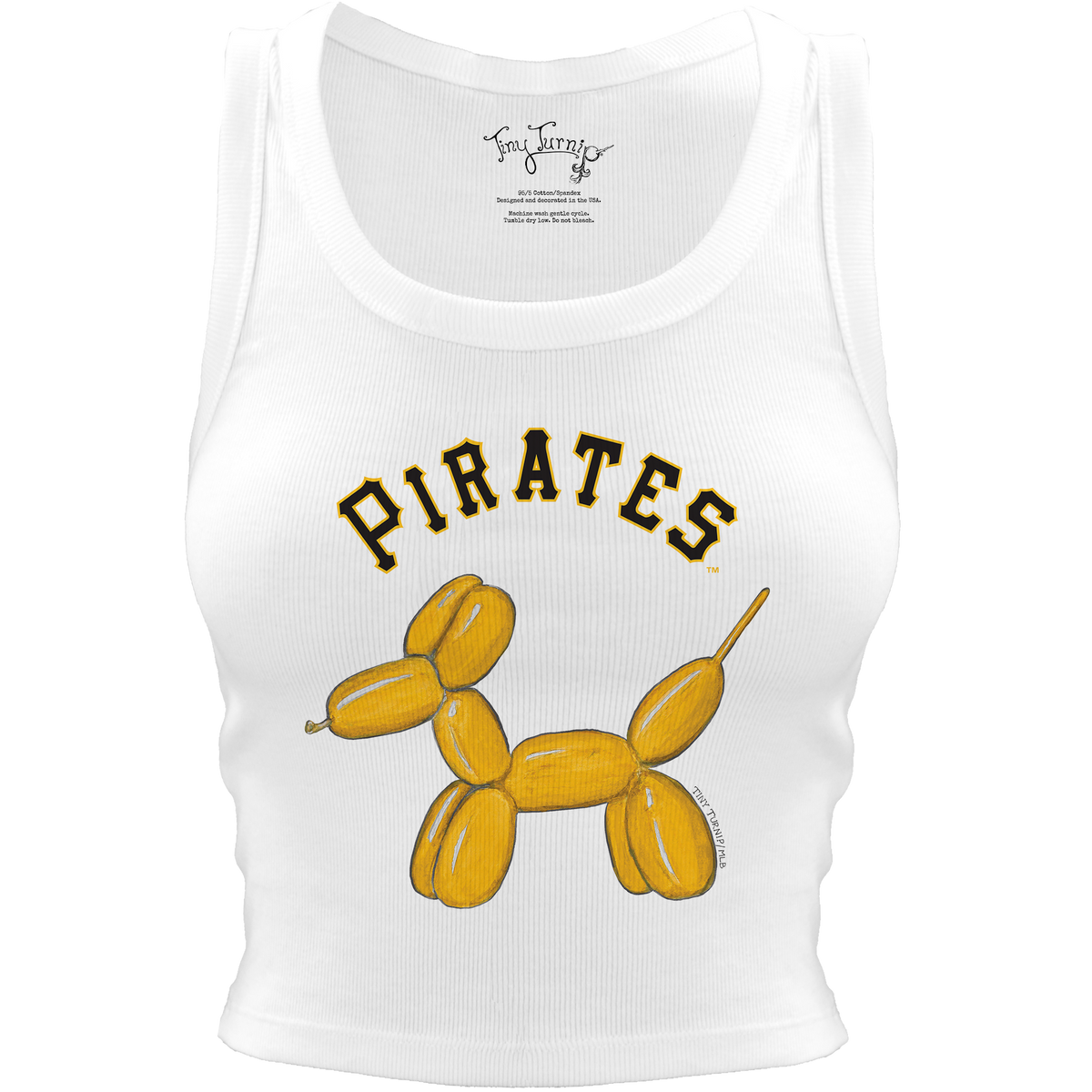 Pittsburgh Pirates Balloon Dog Crop Tank