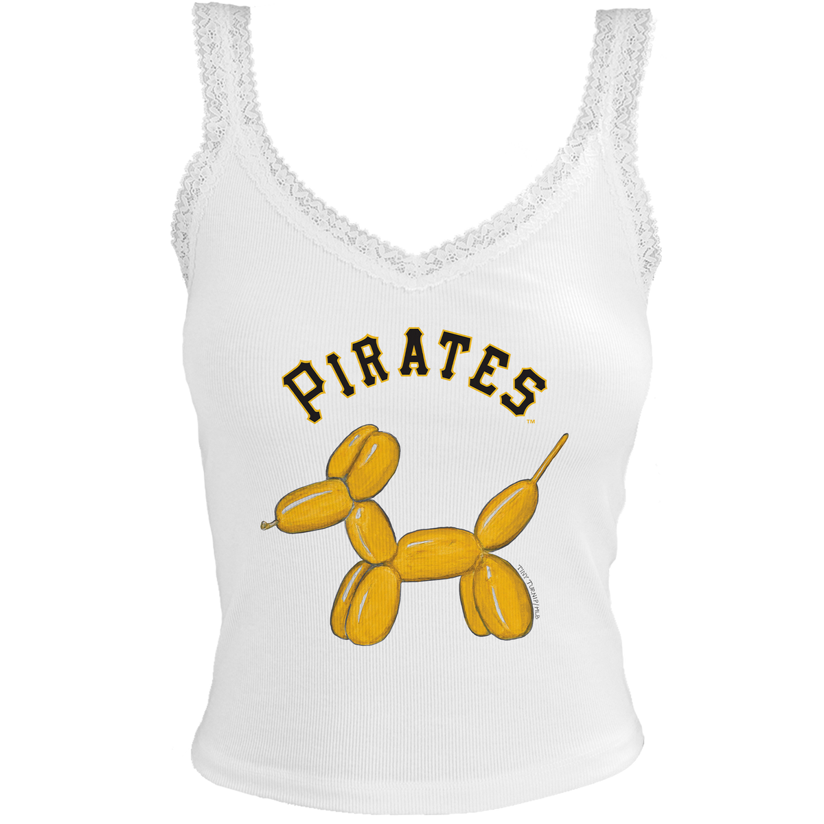 Pittsburgh Pirates Balloon Dog Lace Tank
