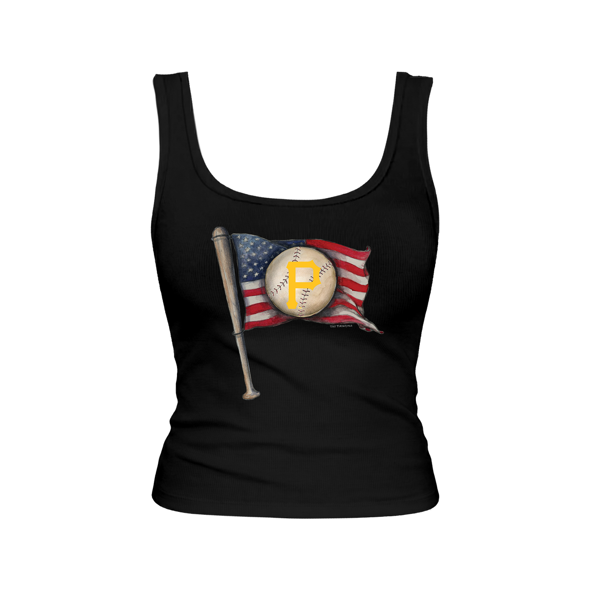 Pittsburgh Pirates Baseball Flag Emmy Tank