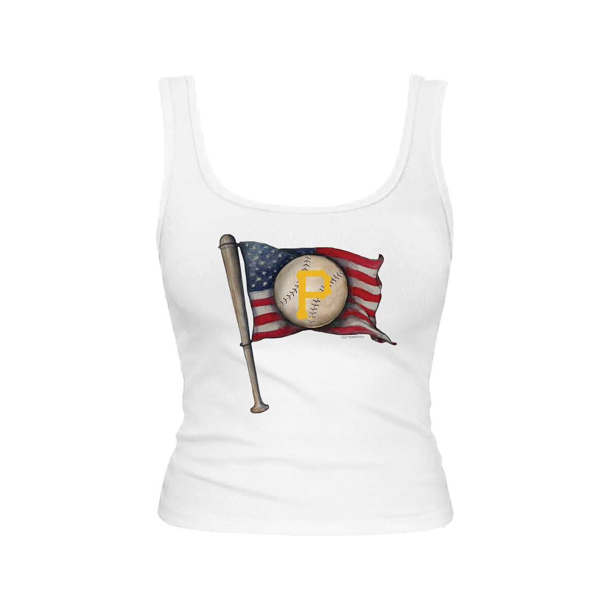 Pittsburgh Pirates Baseball Flag Emmy Tank