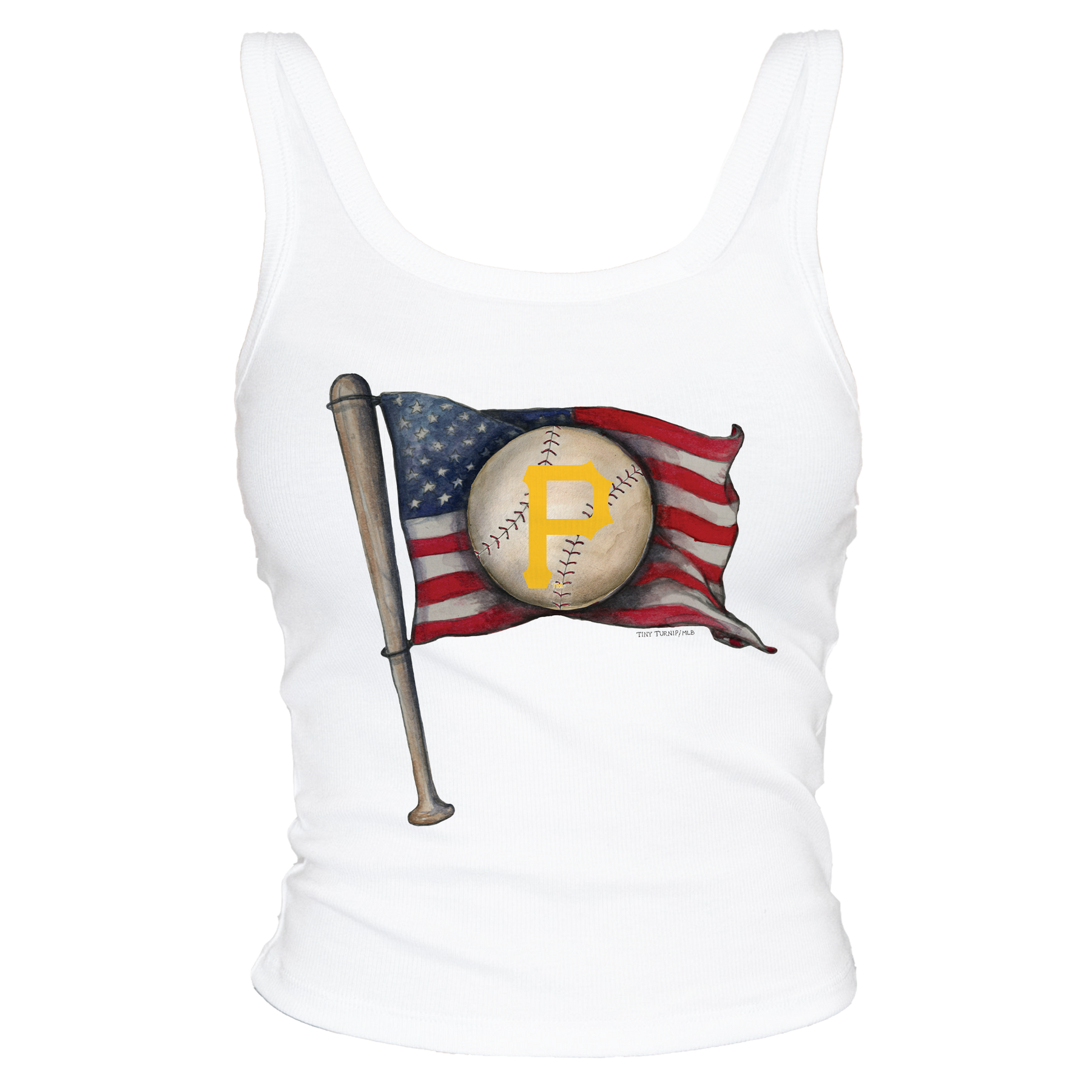 Pittsburgh Pirates Baseball Flag Tank