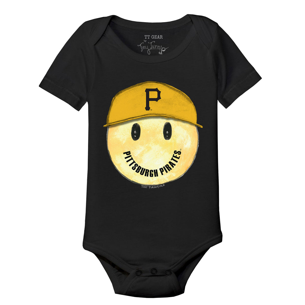 Pittsburgh Pirates Smiley Short Sleeve Snapper