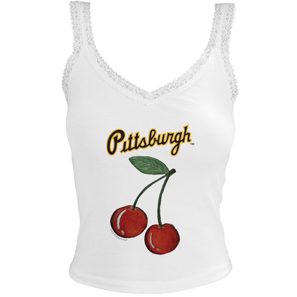 Pittsburgh Pirates Cherry Lace Tank