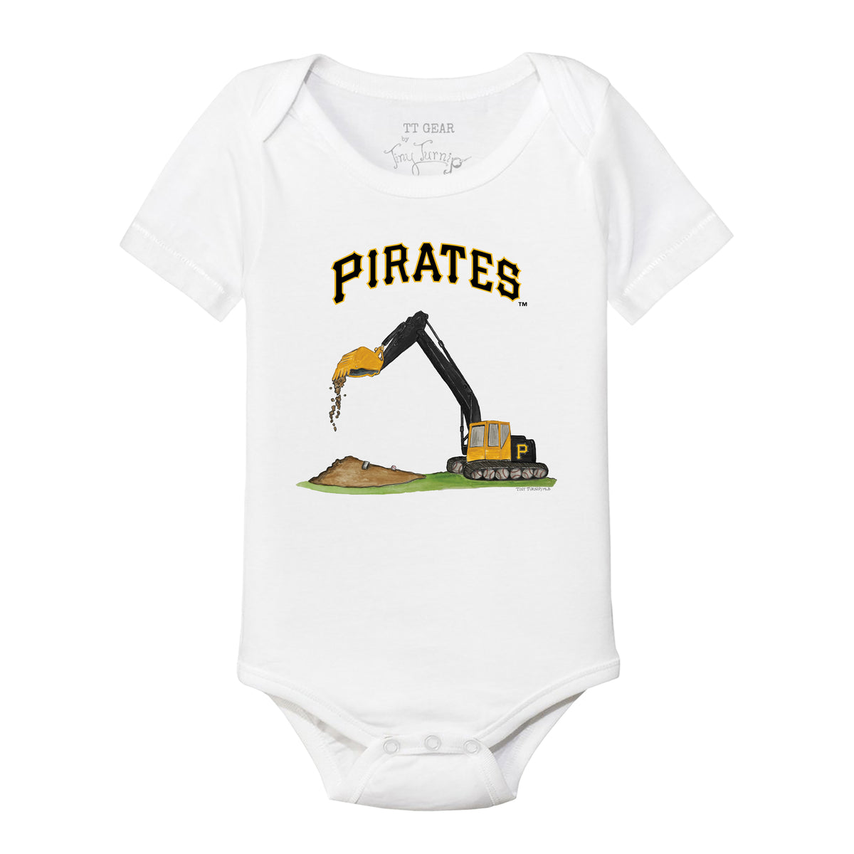 Pittsburgh Pirates Excavator Short Sleeve Snapper