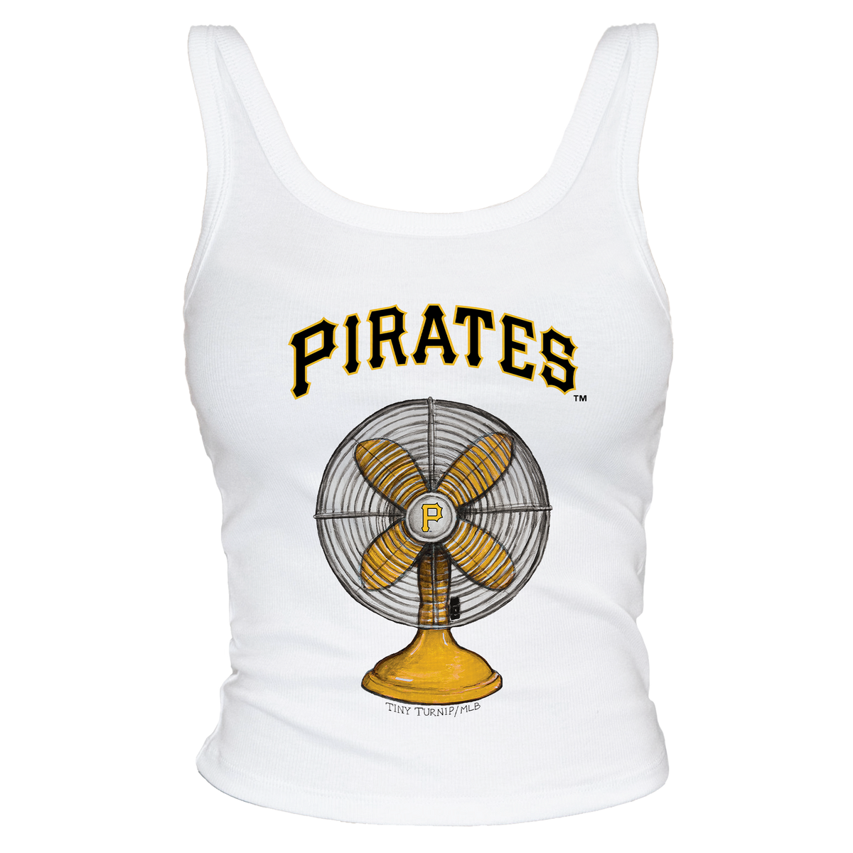 Pittsburgh Pirates Fan Crop Tank - Tiny Turnip