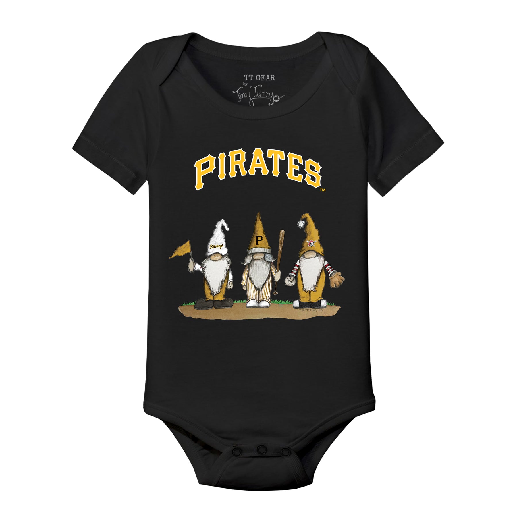 Pittsburgh Pirates Gnomes Short Sleeve Snapper
