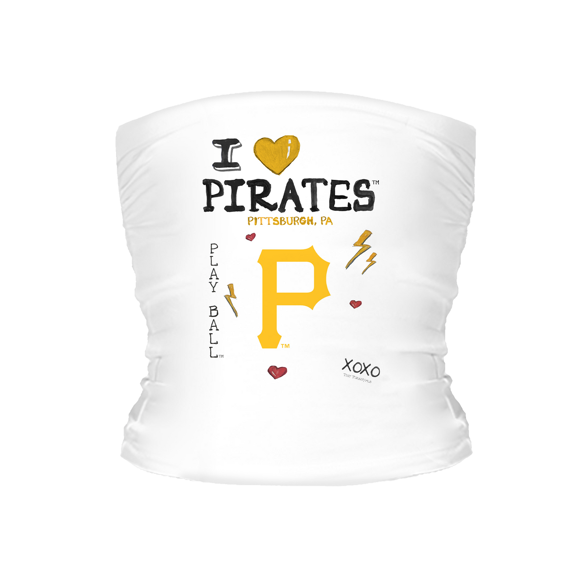 I Heart Pirates Tube Top - Tiny Turnip