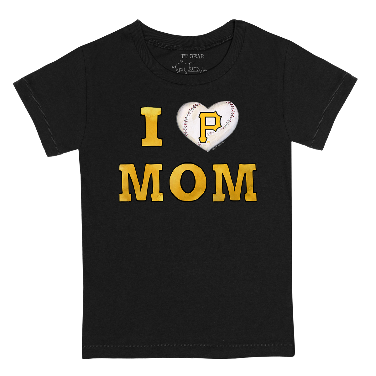 Pittsburgh Pirates I Love Mom Tee Shirt