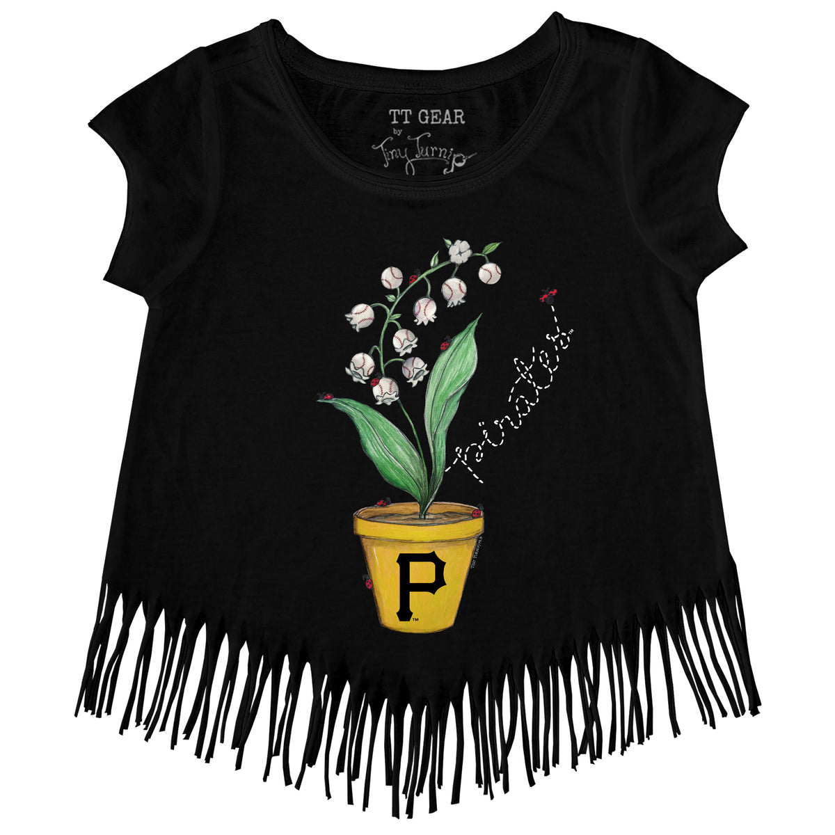 Pittsburgh Pirates Ladybug Fringe Tee