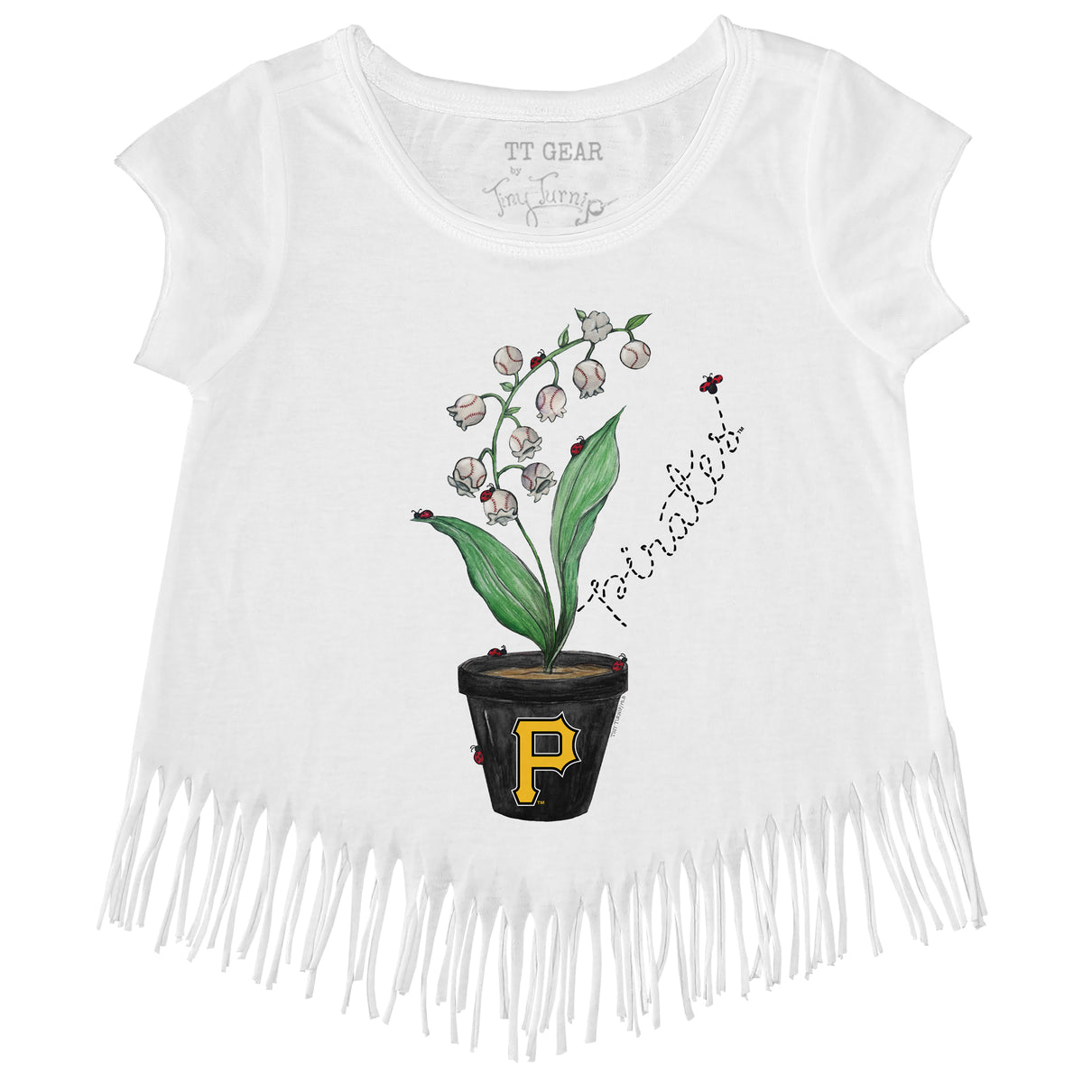 Pittsburgh Pirates Ladybug Fringe Tee