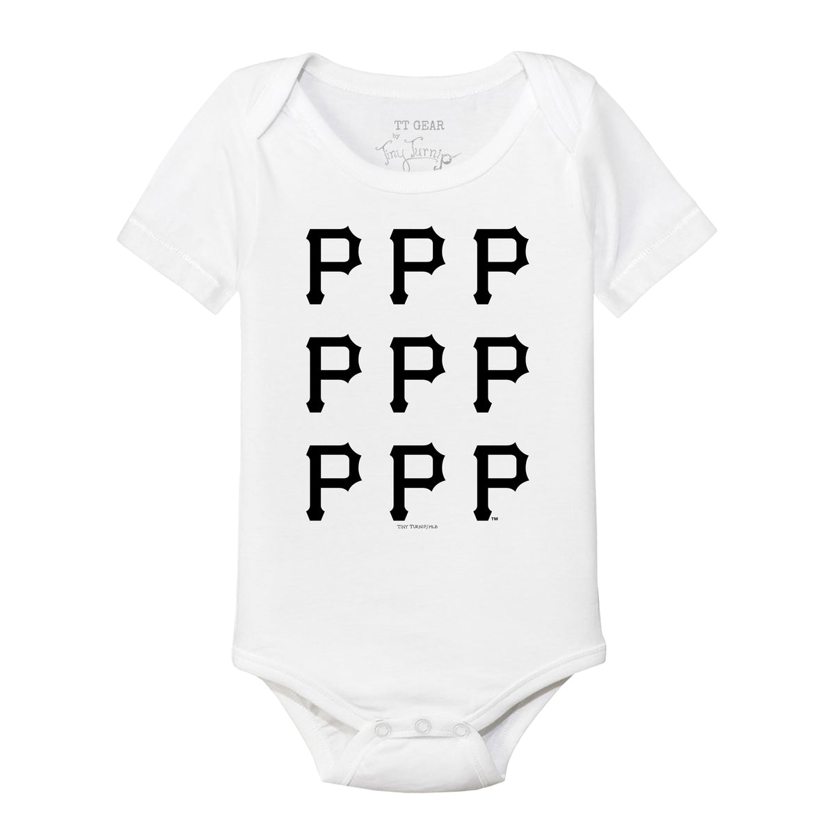 Pittsburgh Pirates Logo Grid Short Sleeve Snapper