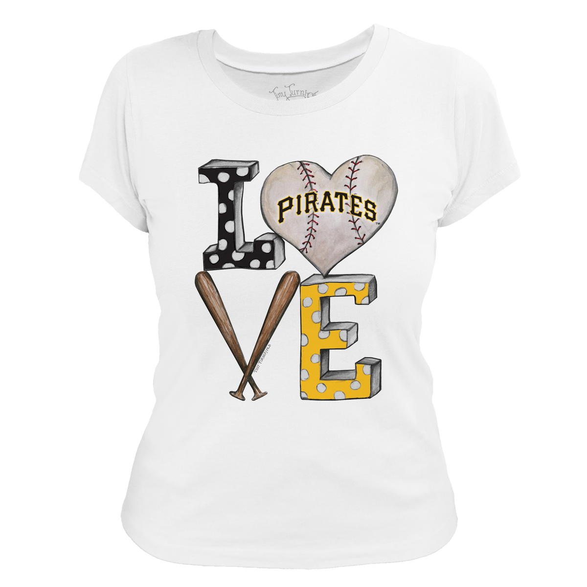 Pittsburgh Pirates Baseball LOVE Tee Shirt