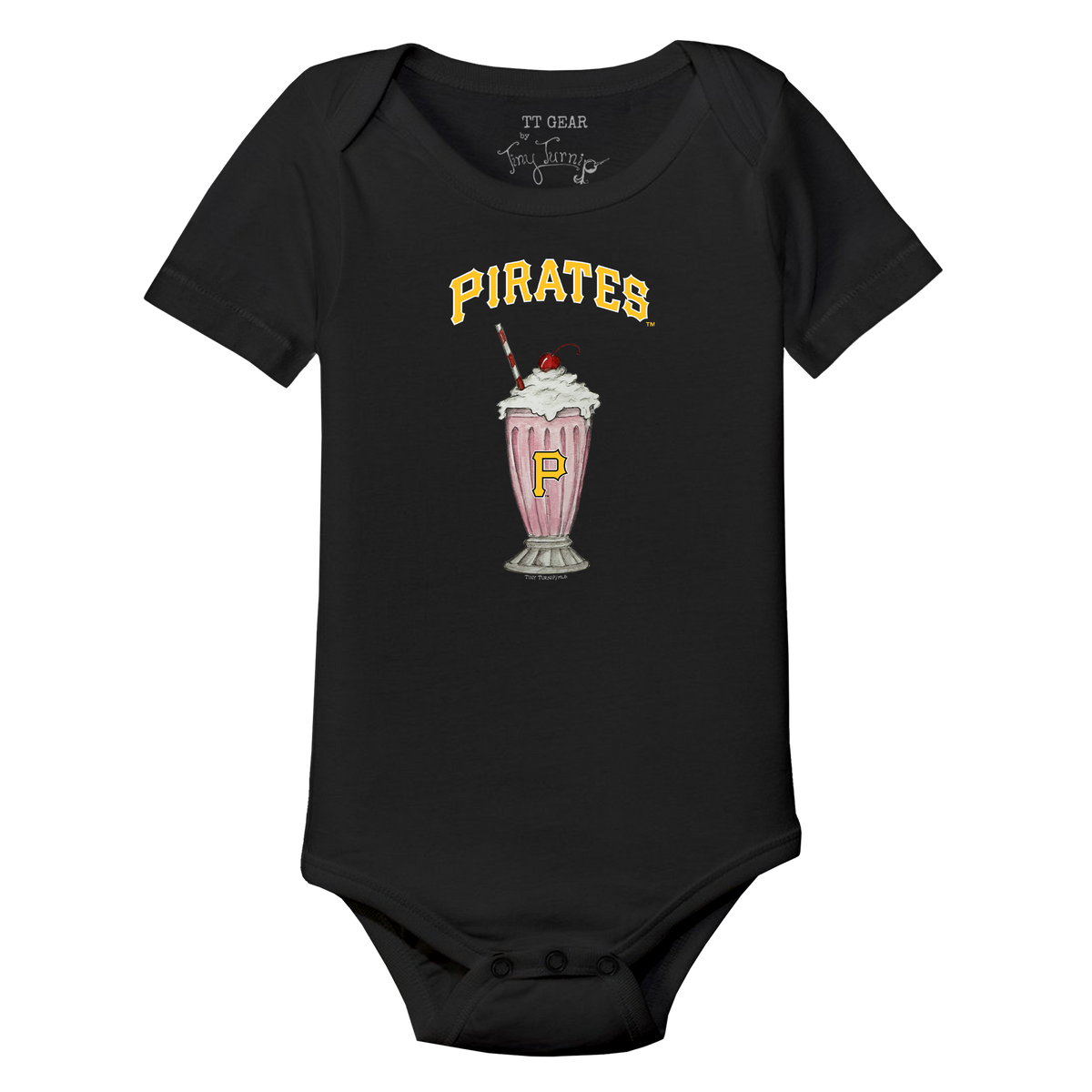 Pittsburgh Pirates Milkshake Short Sleeve Snapper