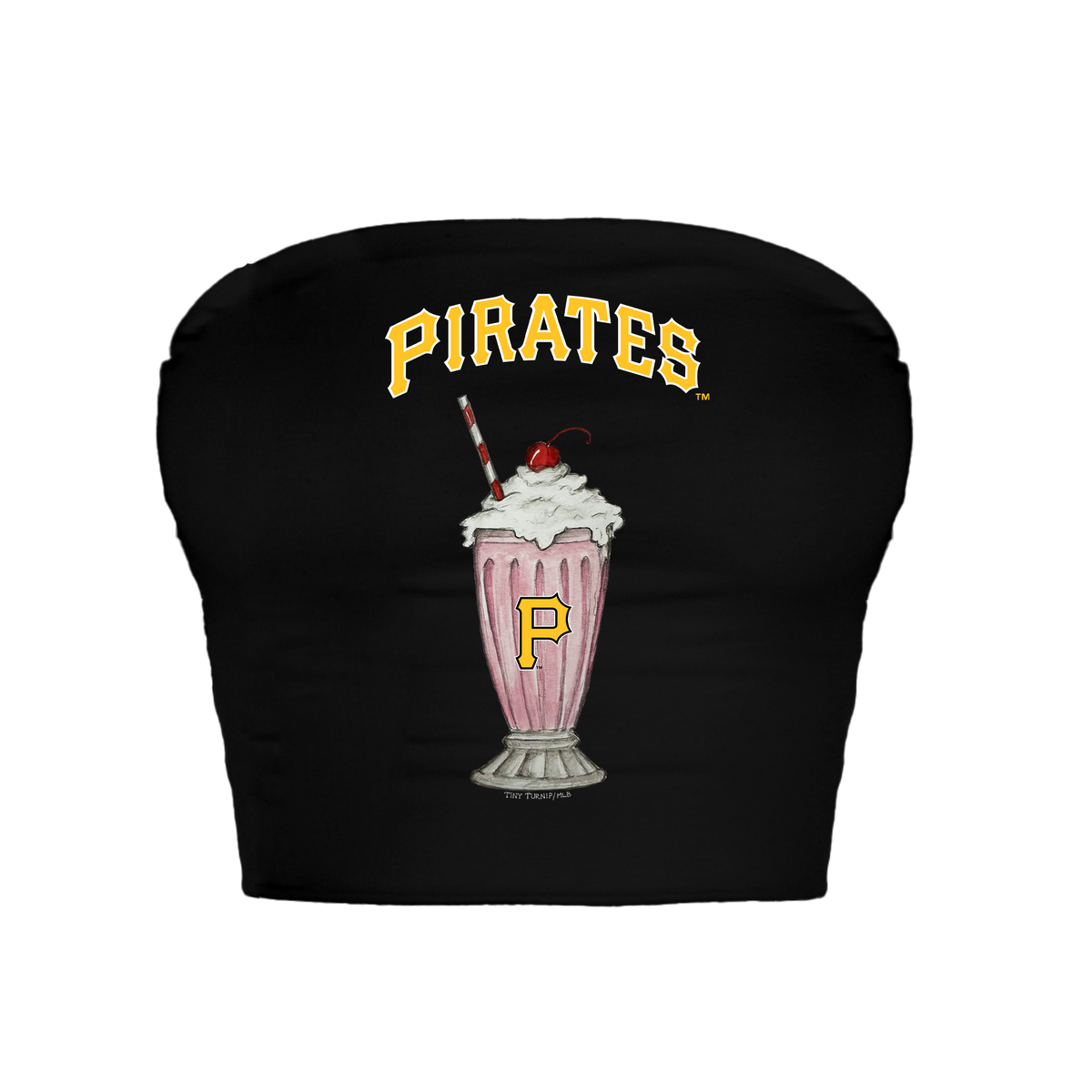 Pittsburgh Pirates Milkshake Crop Tube Top
