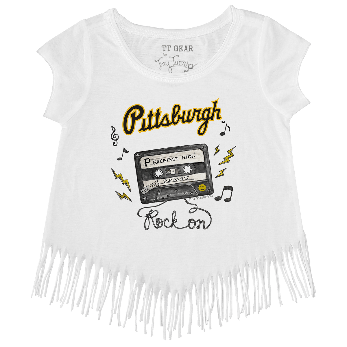 Pittsburgh Pirates Mixtape Fringe Tee - Tiny Turnip