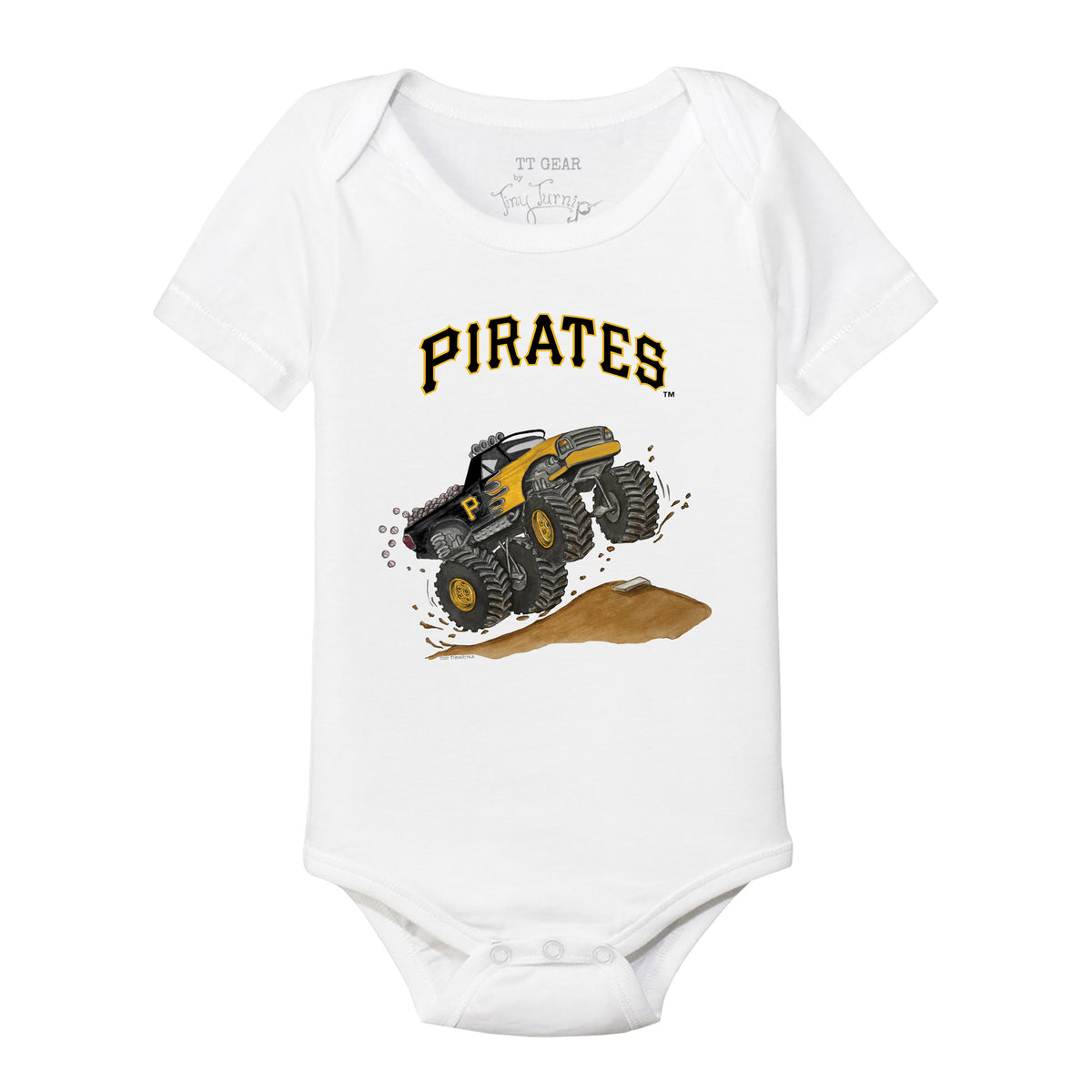 Pittsburgh Pirates Monster Truck Short Sleeve Snapper