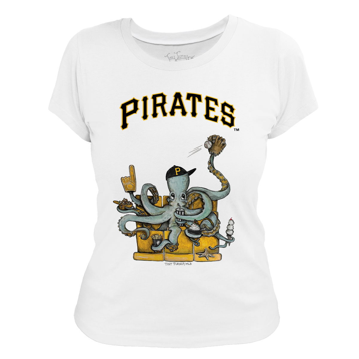 Pittsburgh Pirates Octopus Tee Shirt