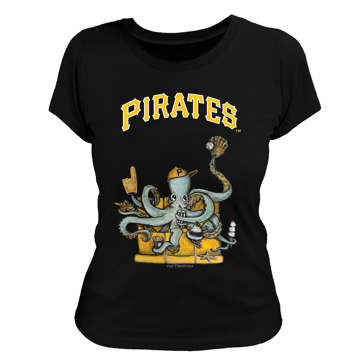 Pittsburgh Pirates Octopus Tee Shirt