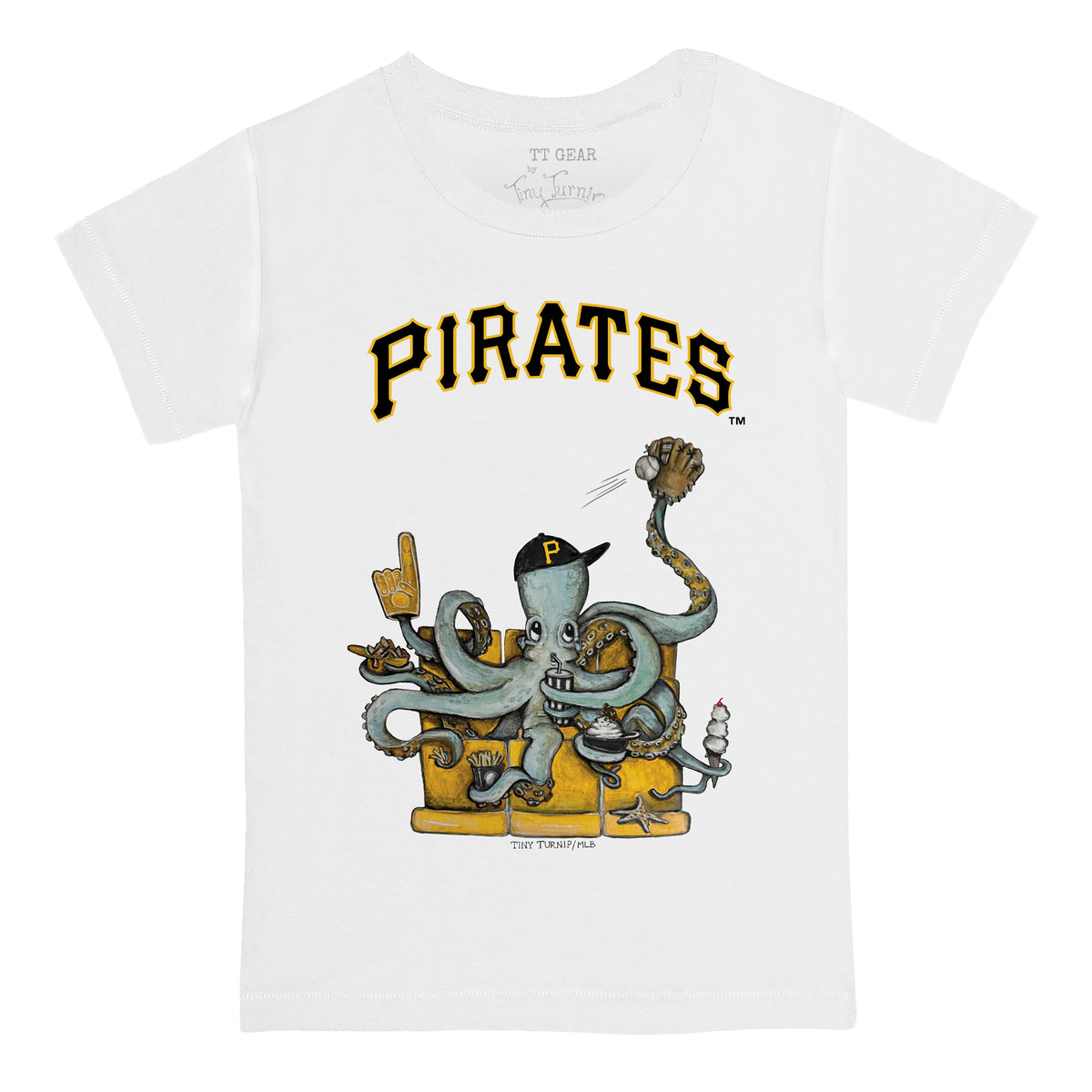 Pittsburgh Pirates Octopus Tee Shirt