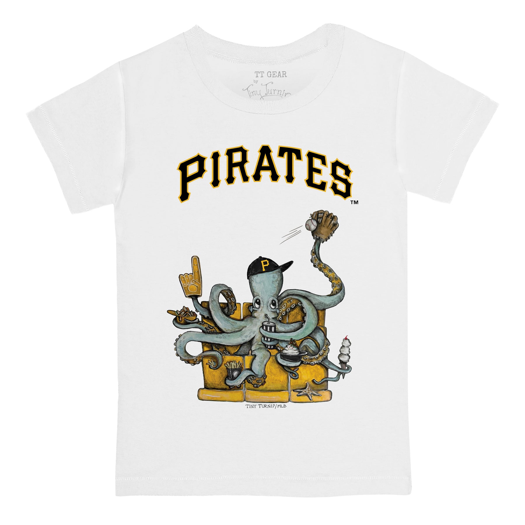 Pittsburgh Pirates Octopus Tee Shirt