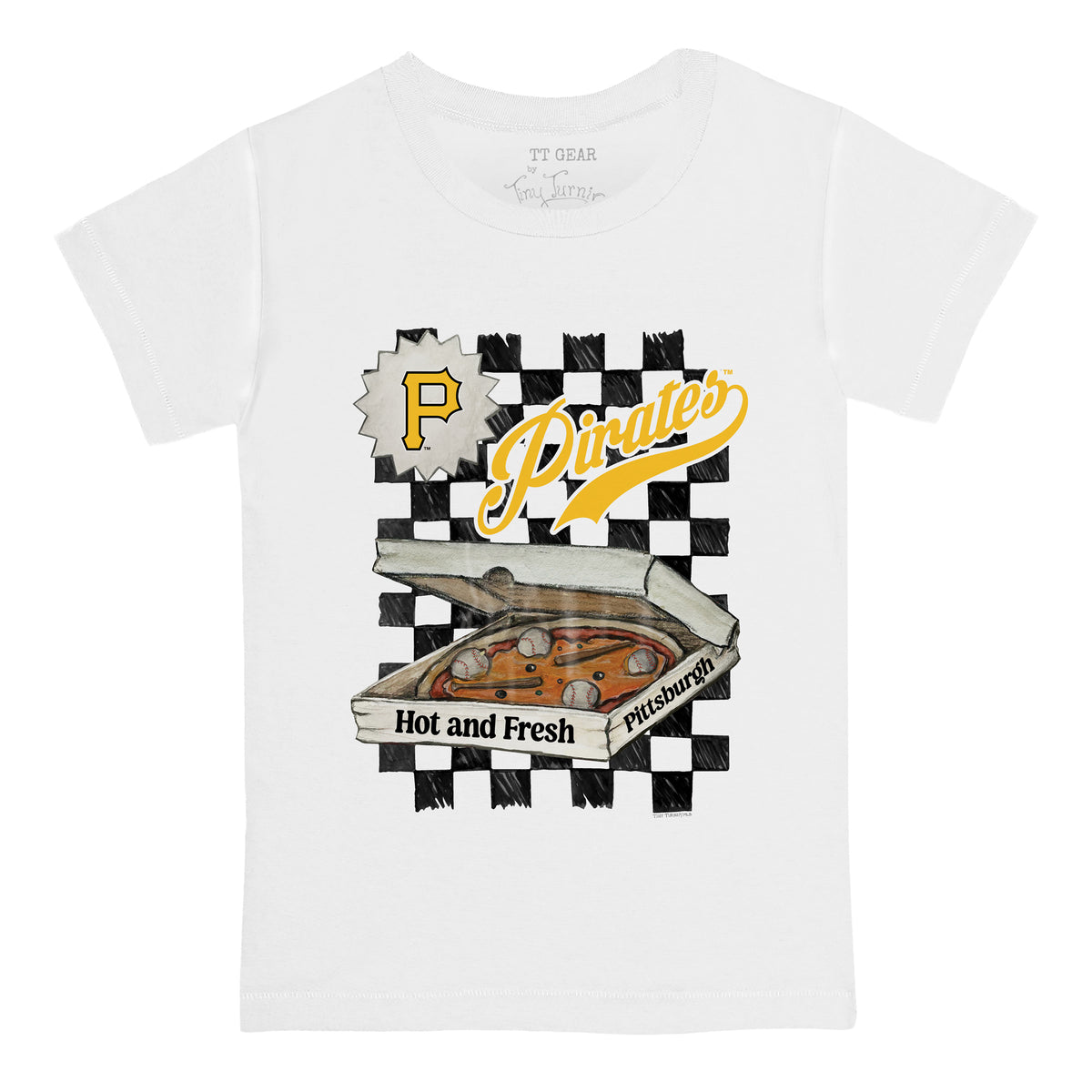 Pittsburgh Pirates Pizza Tee Shirt