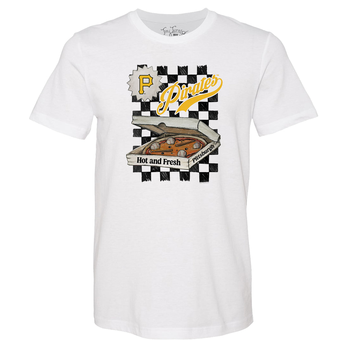 Pittsburgh Pirates Pizza Tee Shirt