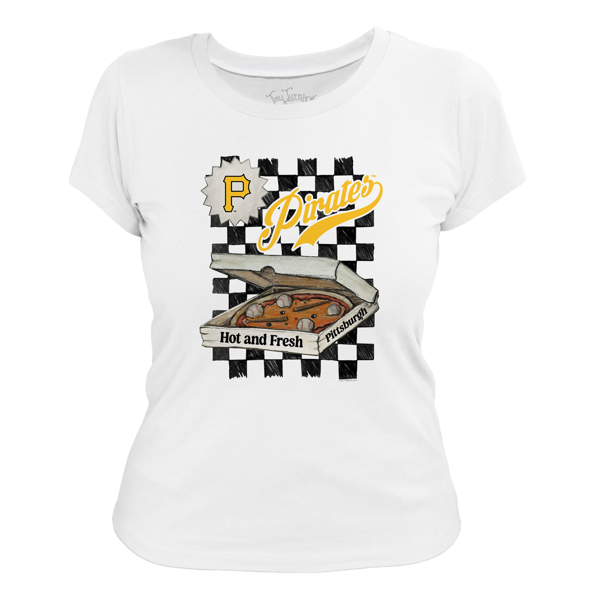 Pittsburgh Pirates Pizza Tee Shirt