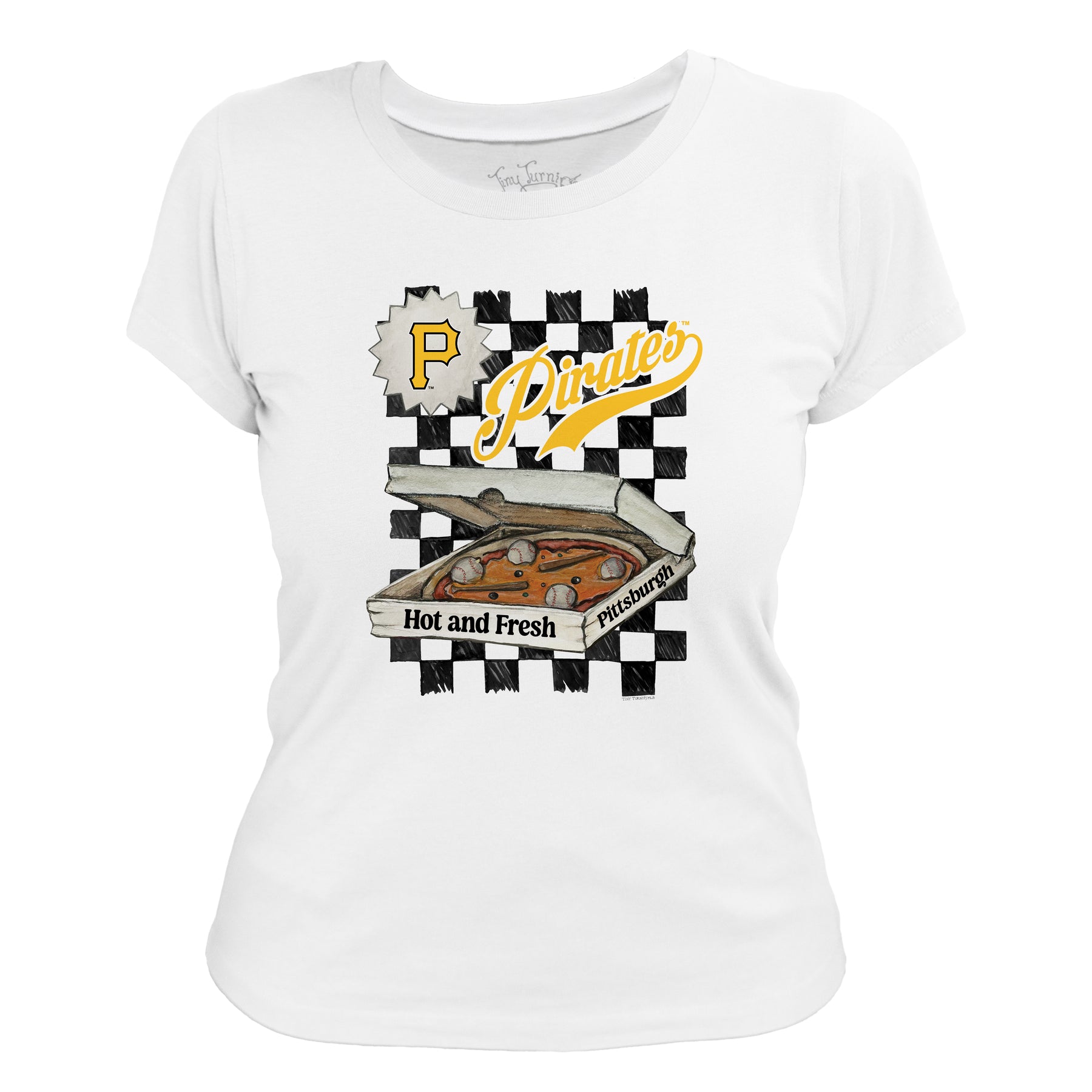 Pittsburgh Pirates Pizza Tee Shirt