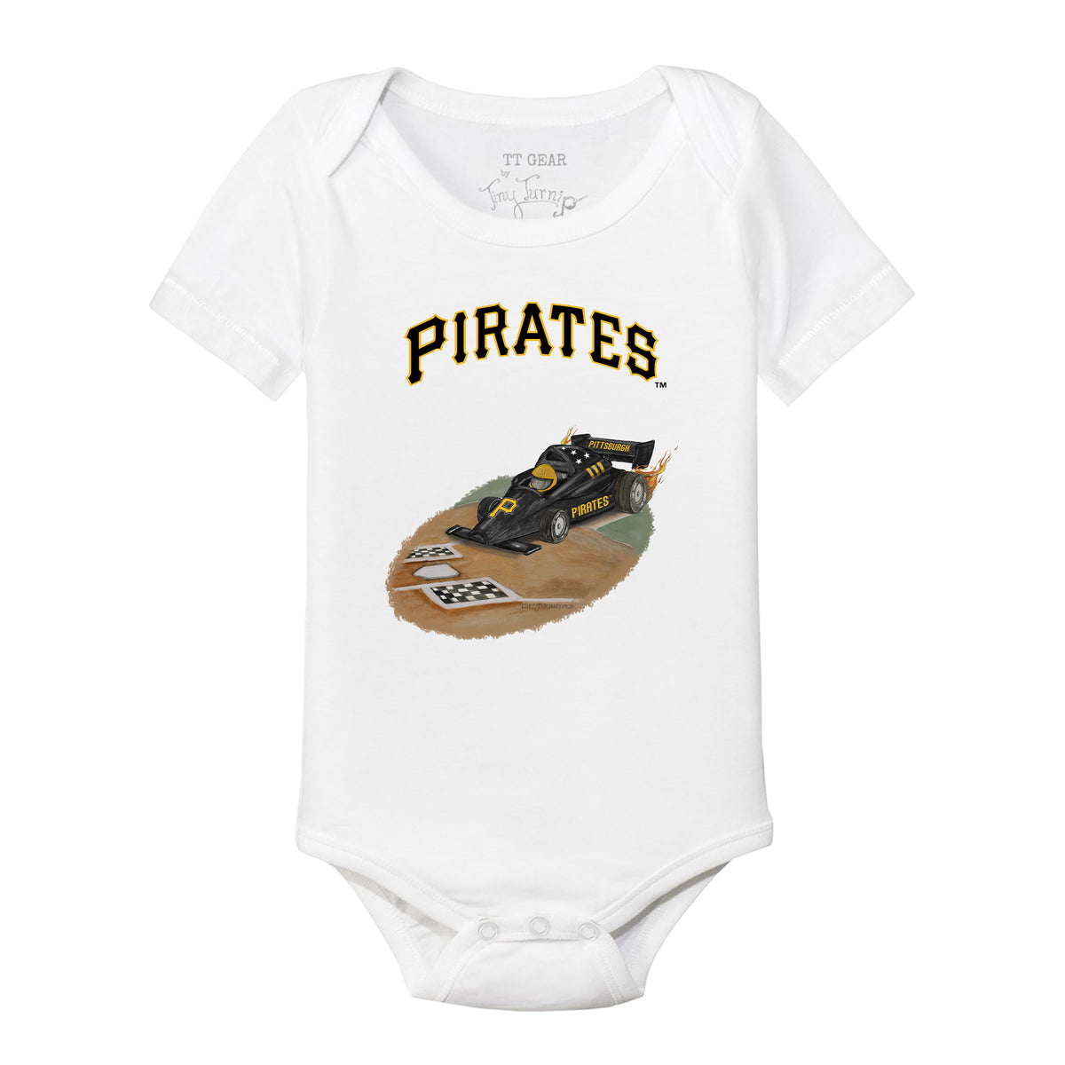 Pittsburgh Pirates Race Car Short Sleeve Snapper