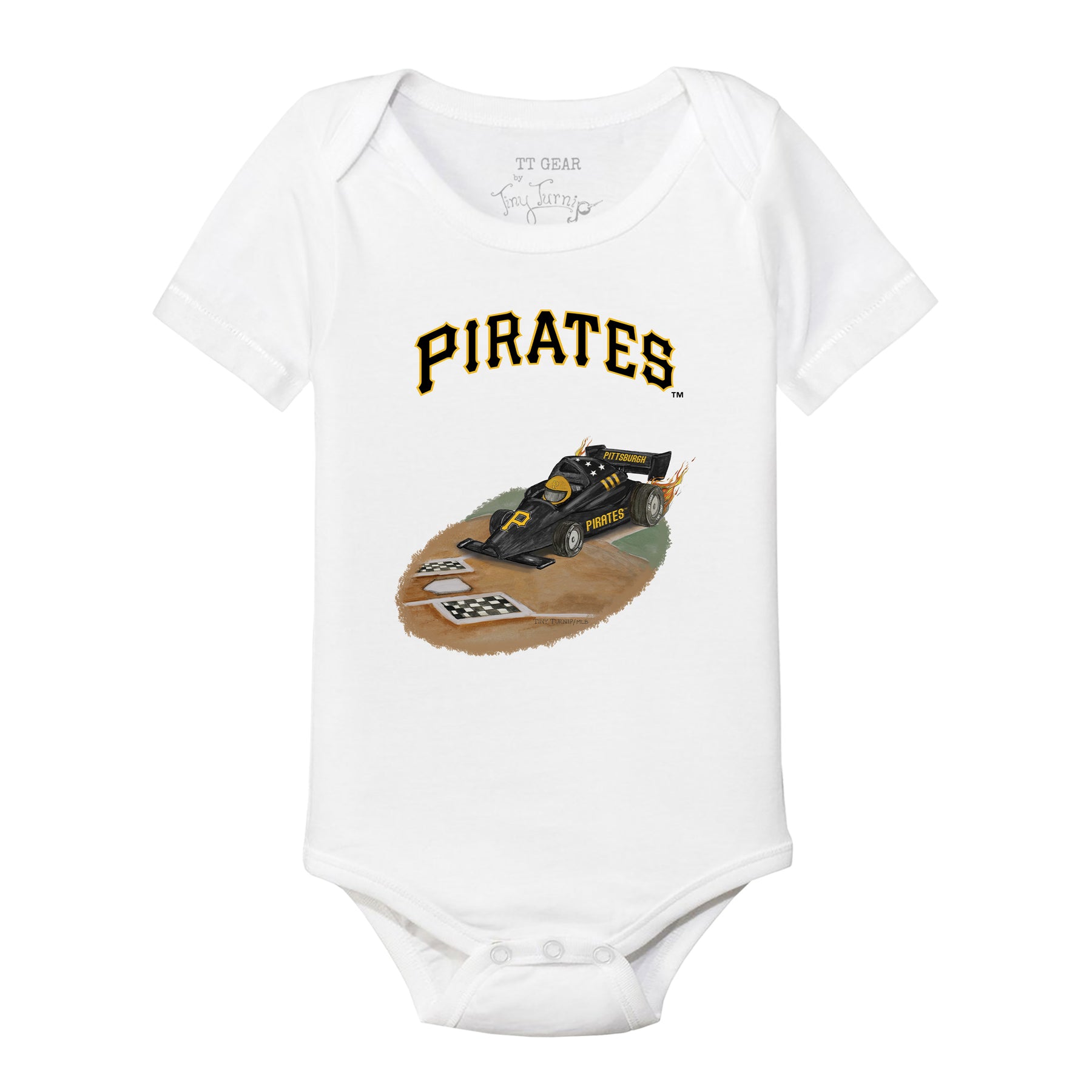 Pittsburgh Pirates Race Car Short Sleeve Snapper