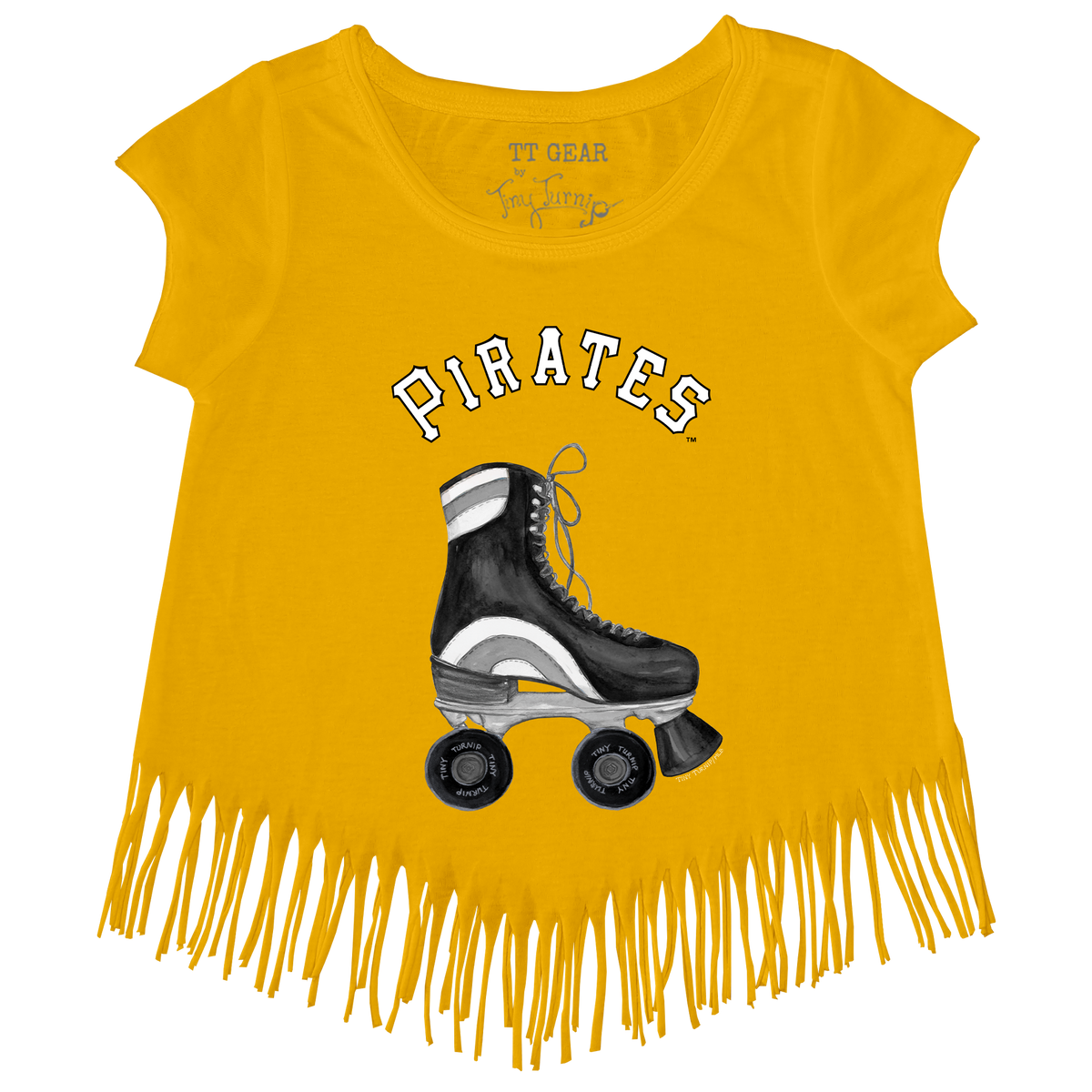 Pittsburgh Pirates Retro Skate Fringe Tee