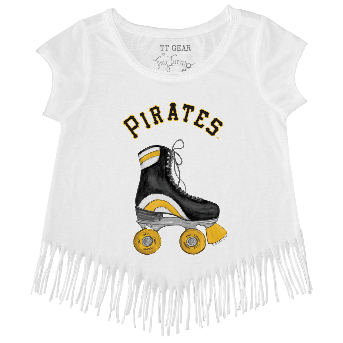 Pittsburgh Pirates Retro Skate Fringe Tee