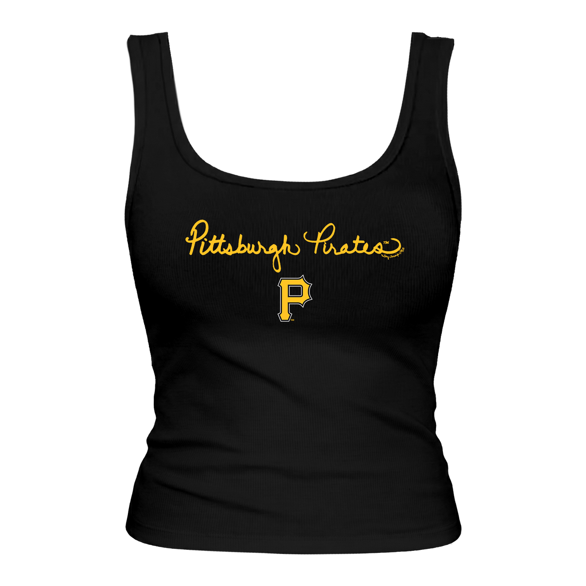 Pittsburgh Pirates Logo Script Emmy Tank
