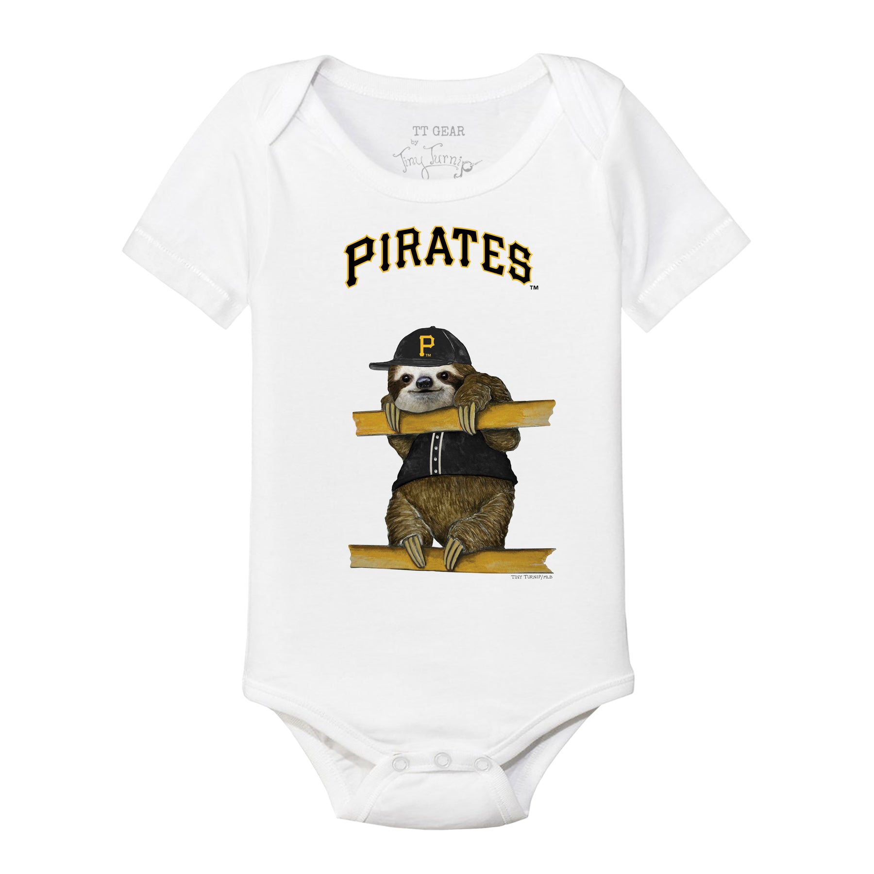 Pittsburgh Pirates Sloth Short Sleeve Snapper