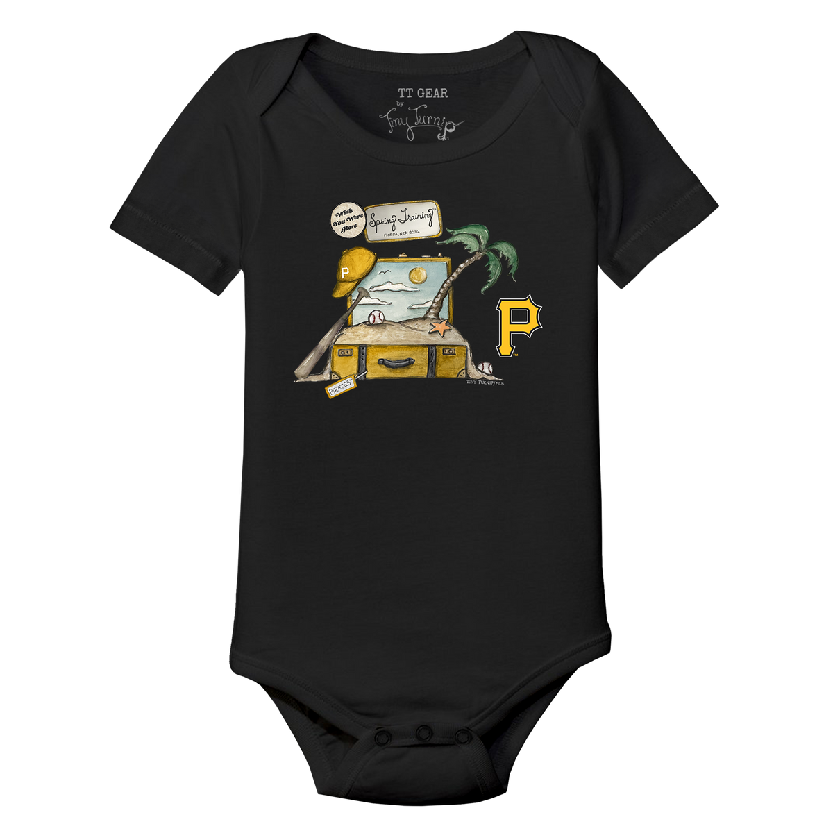 Pittsburgh Pirates Spring Training 2026 Short Sleeve Snapper - Tiny Turnip