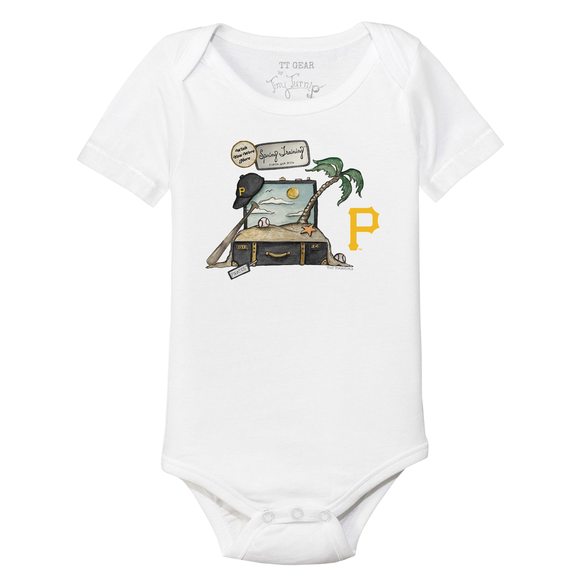 Pittsburgh Pirates Spring Training 2026 Short Sleeve Snapper - Tiny Turnip