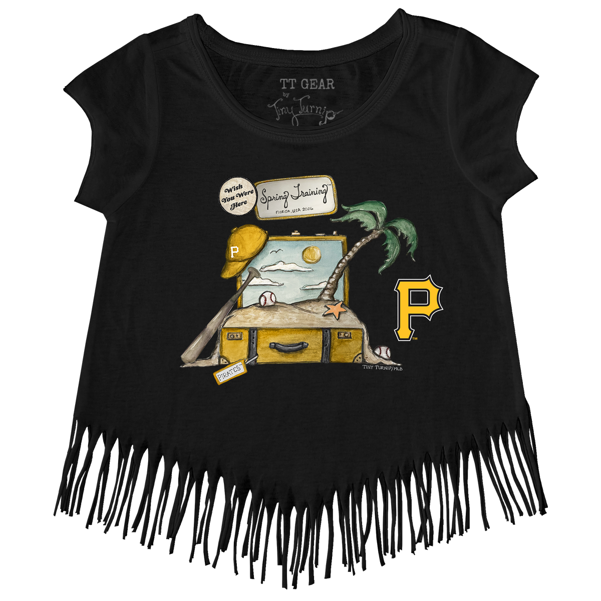 Pittsburgh Pirates Spring Training 2026 Fringe Tee - Tiny Turnip