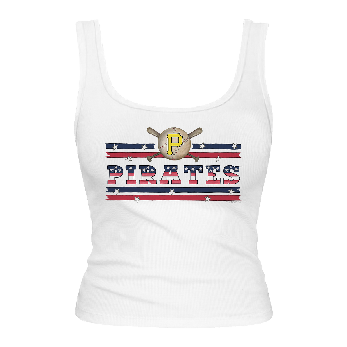 Pittsburgh Pirates Stars and Stripes Emmy Tank