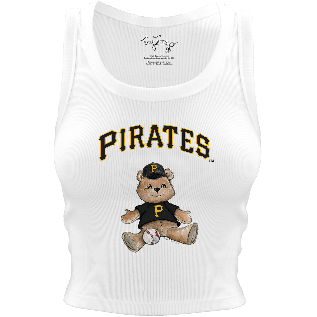 Pittsburgh Pirates Teddy Crop Tank
