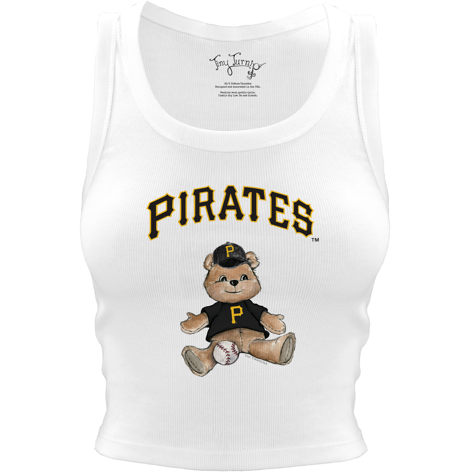 Pittsburgh Pirates Teddy Crop Tank