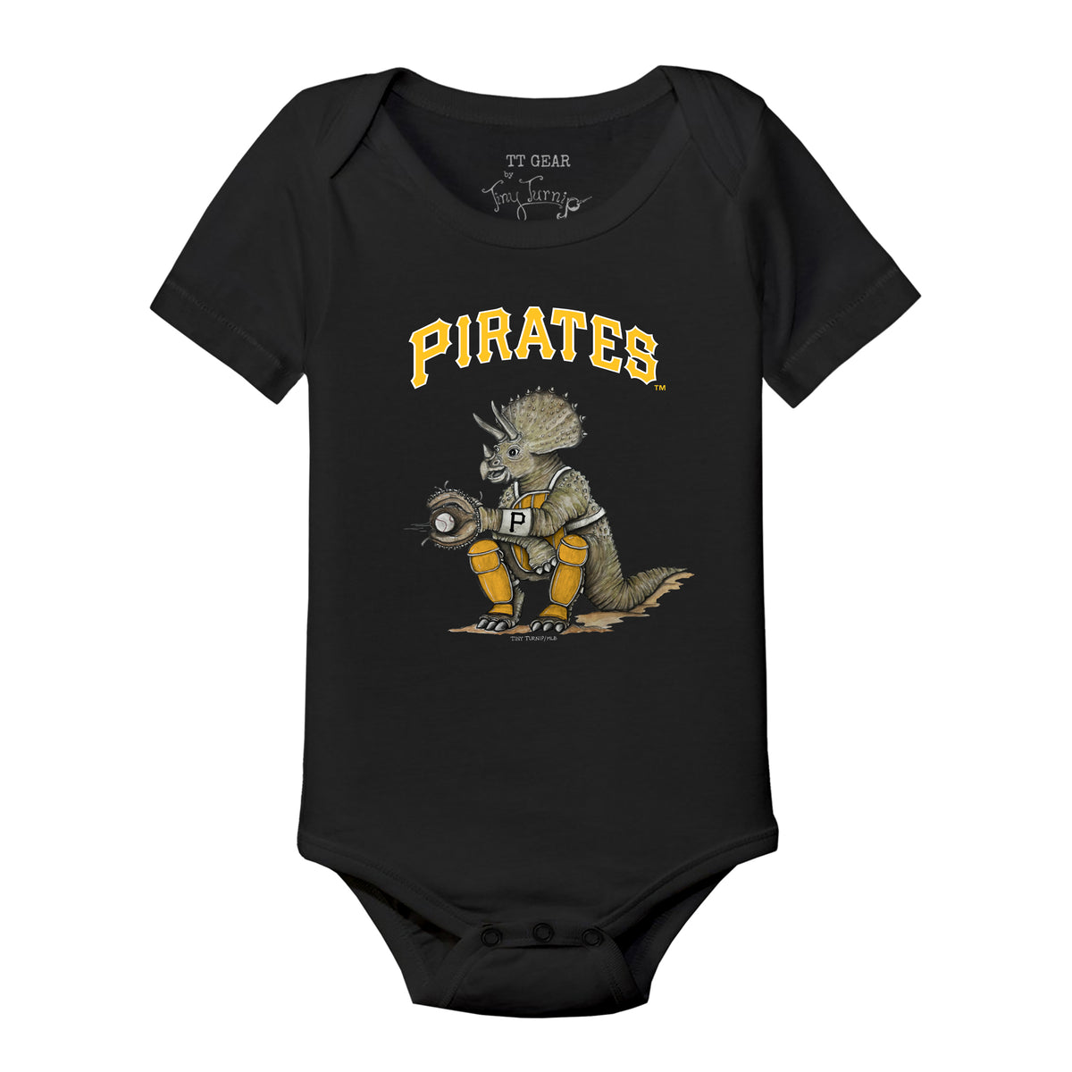 Pittsburgh Pirates Triceratops Short Sleeve Snapper