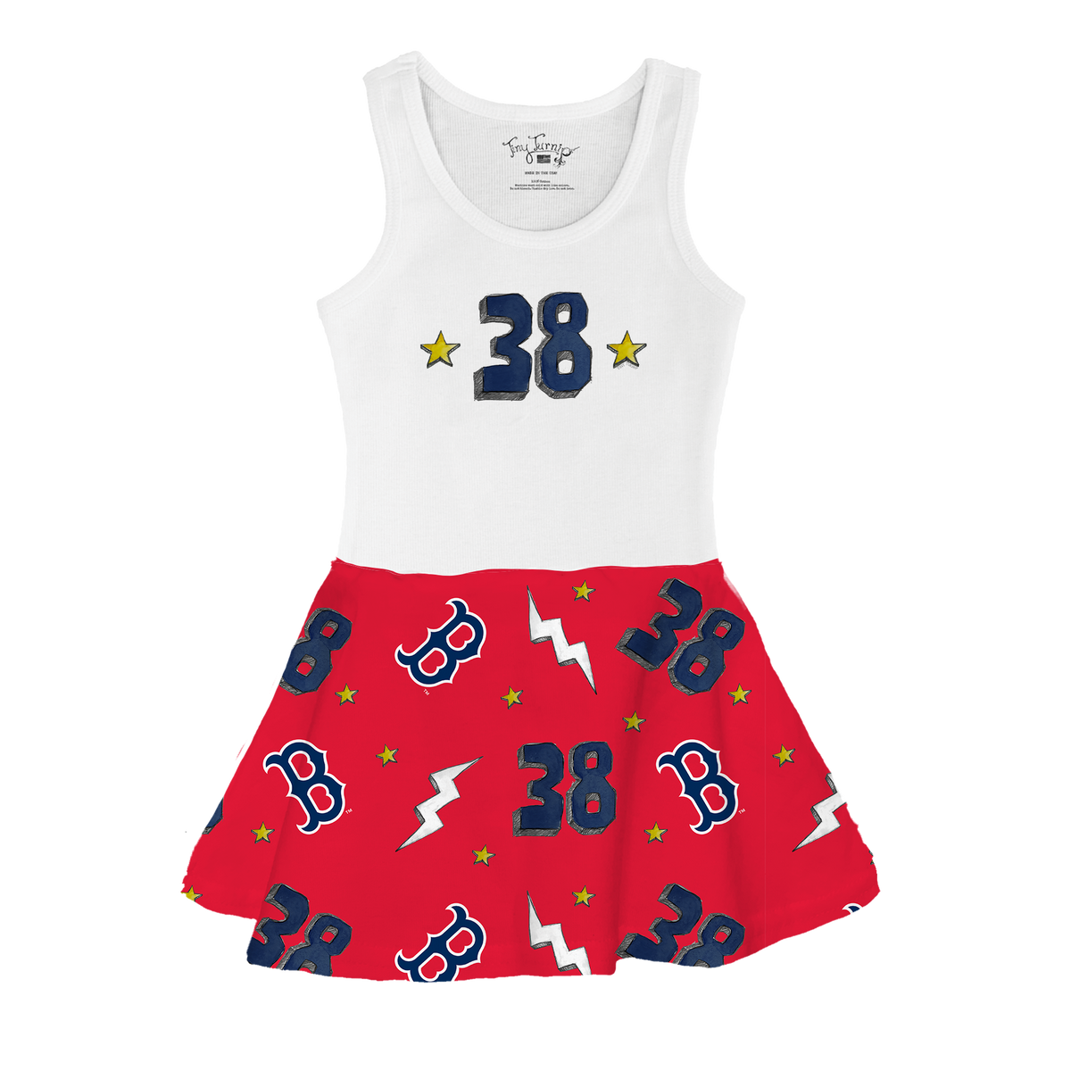 VIP Boston Red Sox Postseason '26 Tank Swing Dress - Tiny Turnip