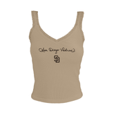 San Diego Padres Script Lace Tank