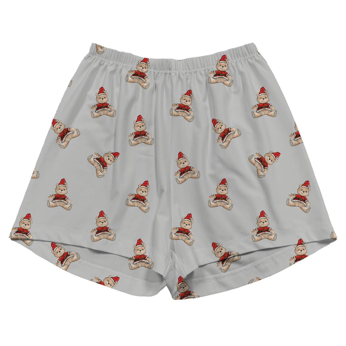 Santa Teddy Pajama Shorts