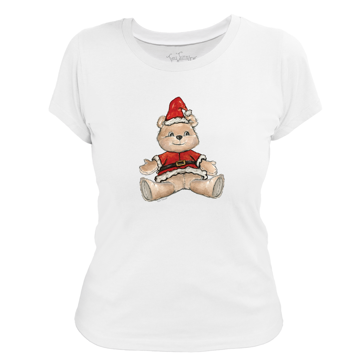 Santa Teddy Women's Tee Shirt