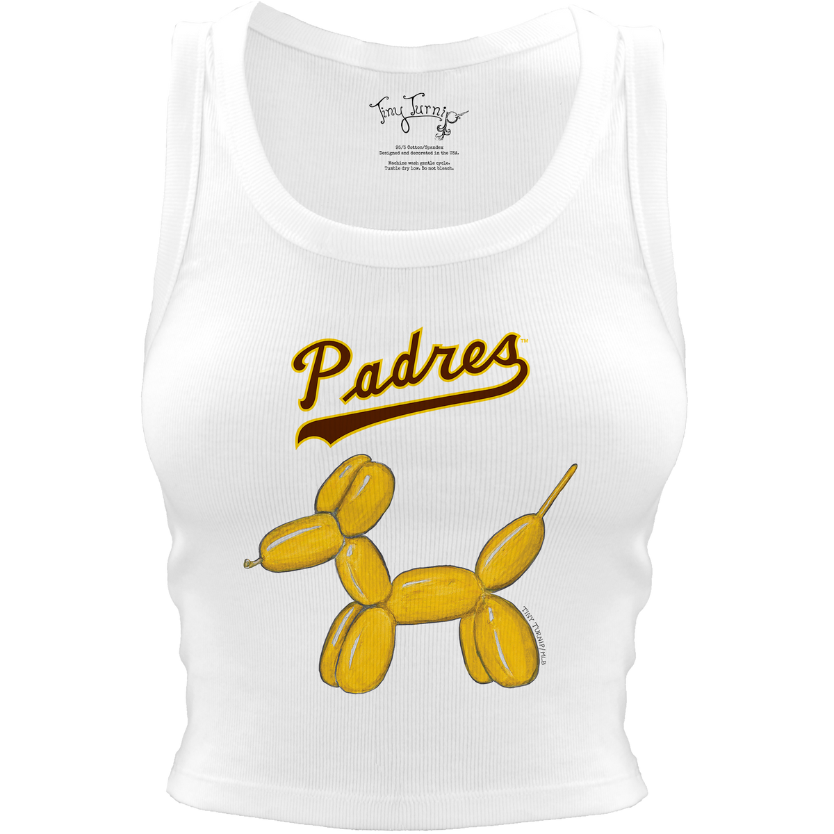 San Diego Padres Balloon Dog Crop Tank