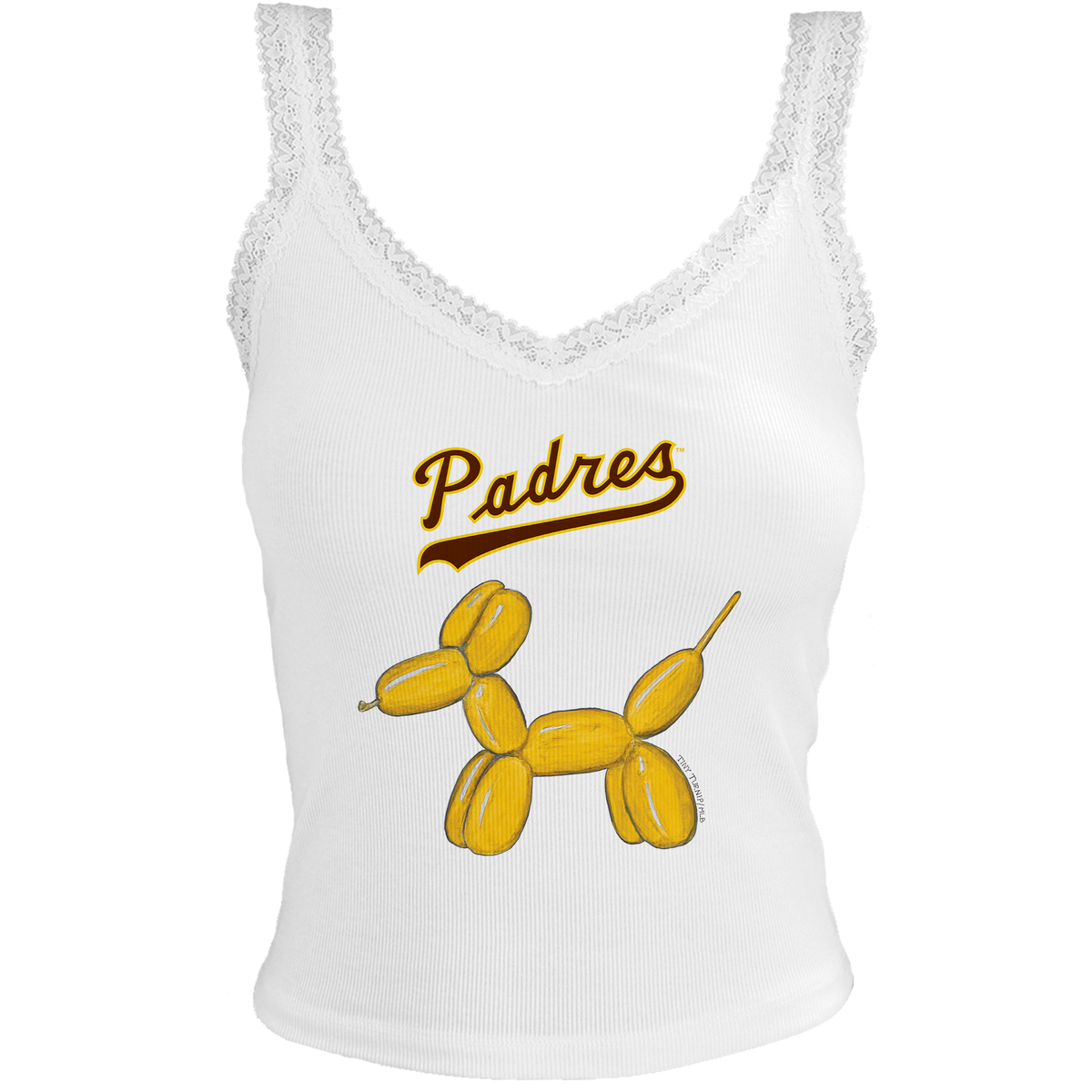San Diego Padres Balloon Dog Lace Tank